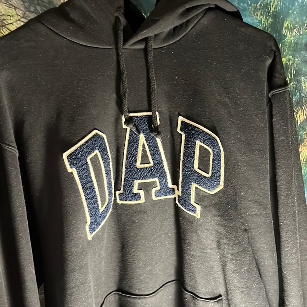 Gap x Dapper Dan collaboration hoodie